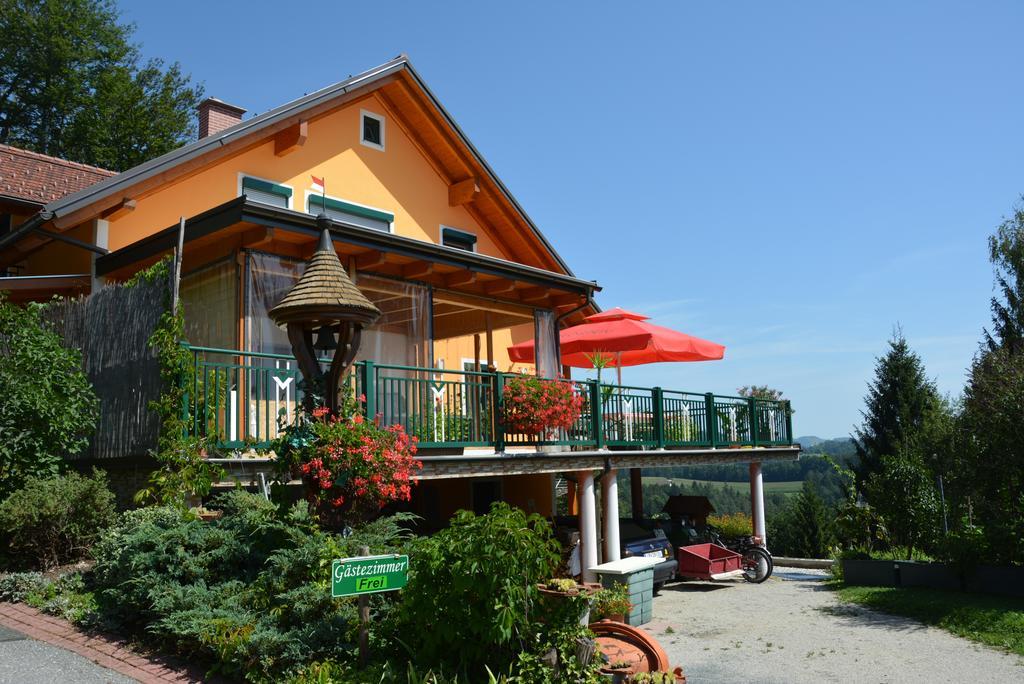 Gaestehaus Schmid Sankt Johann im Saggautal Exteriör bild