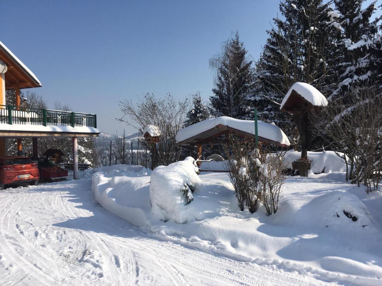 Gaestehaus Schmid Sankt Johann im Saggautal Exteriör bild